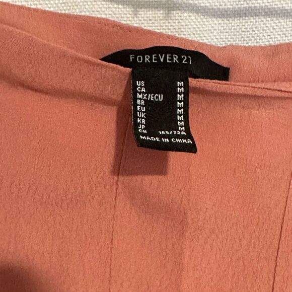 Forever 21- Rose Pink Flowy Skirt - Picture 2 of 4